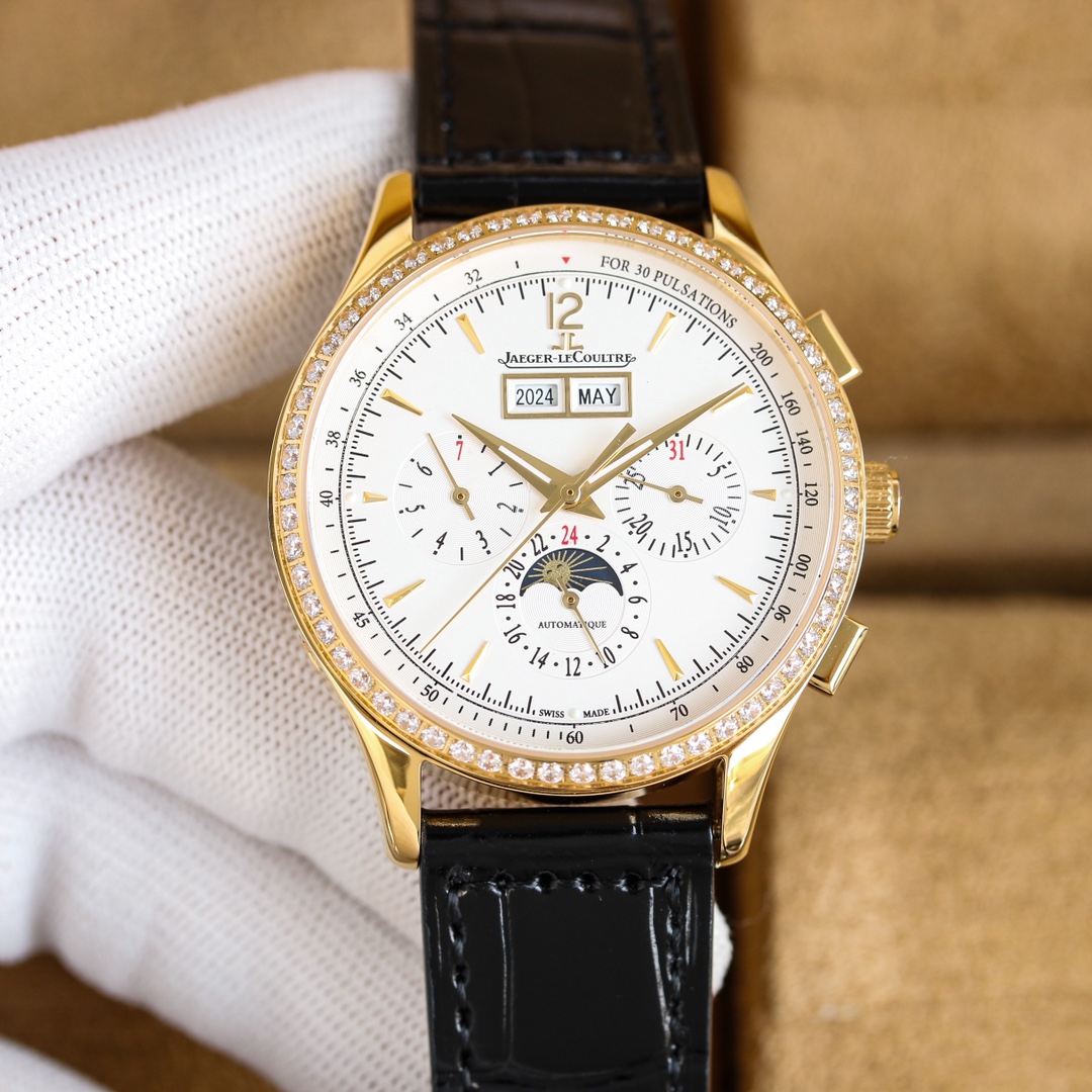 - White case 1500 gold 1550
[TW Factory] Heavily crafted (Jaeger-lecoultre Master collection) watches. Carefully crafted, in terms of details:
1: The TW team spent more than two years meticulously designing, sparing no money and effort, perfectly replicat