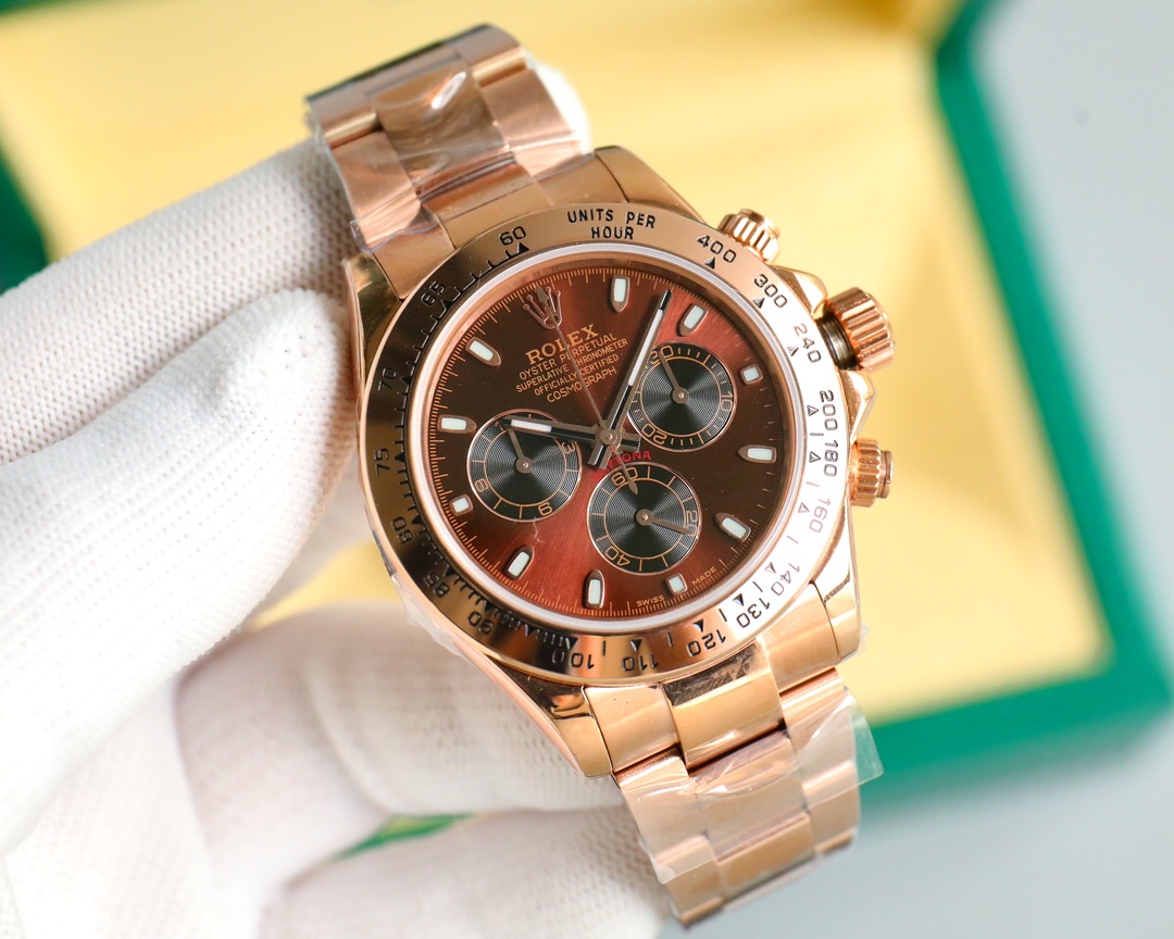 ??clean/C factory makes a stunning debut in 2024, setting a new milestone by meticulously creating the market's top 7750-core cosmochronograph Daytona. The exclusive custom version of the 7750 is perfectly integrated into the case, with an unprecedented t