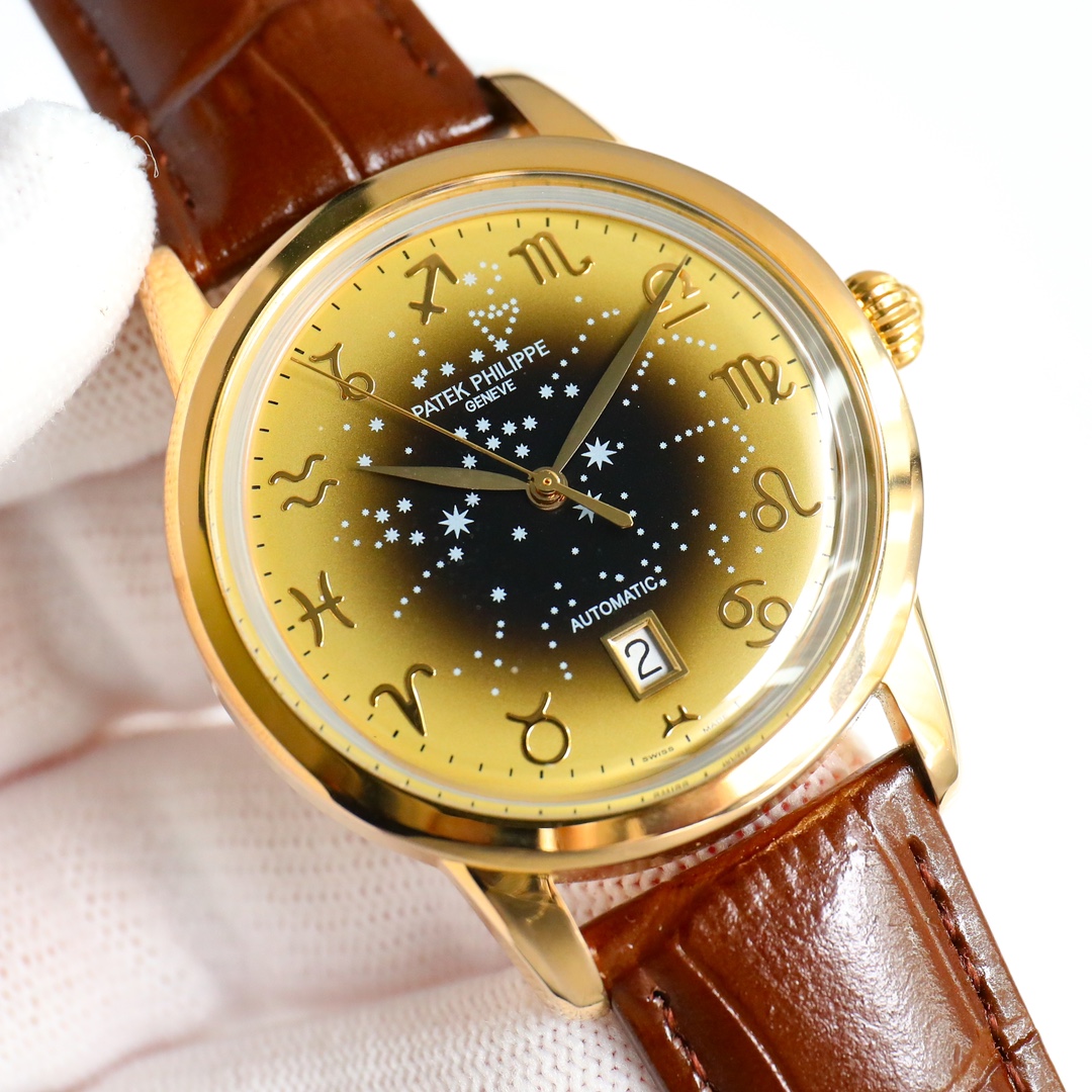 TW produced White 1100. Gold Rose 1150
Real photo, no photo Patek Philippe PP ???PN1 pot lid glass Classic collection Hot new style, Patek Philippe new pot lid, time-consuming up to 6 months! Ultra-thin men's automatic mechanical watch, with imported orig
