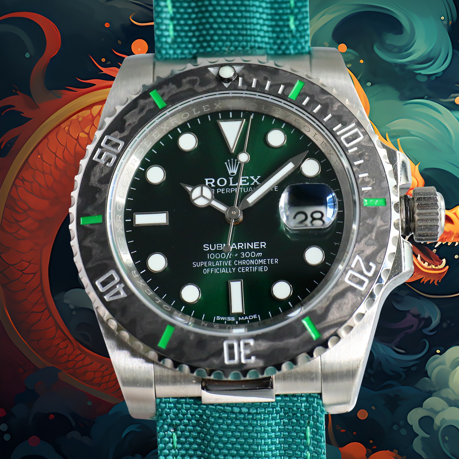 Universe-1900
?? Auspicious Year of the Dragon ?? ?? latest upgraded ROLEX ROLEX versatile
Submariner Submariner Submariner, perfectly presented!
1: Upgrade more conveniently - More versatile Velcro straps! Universal wrist size/suitable for both men and w