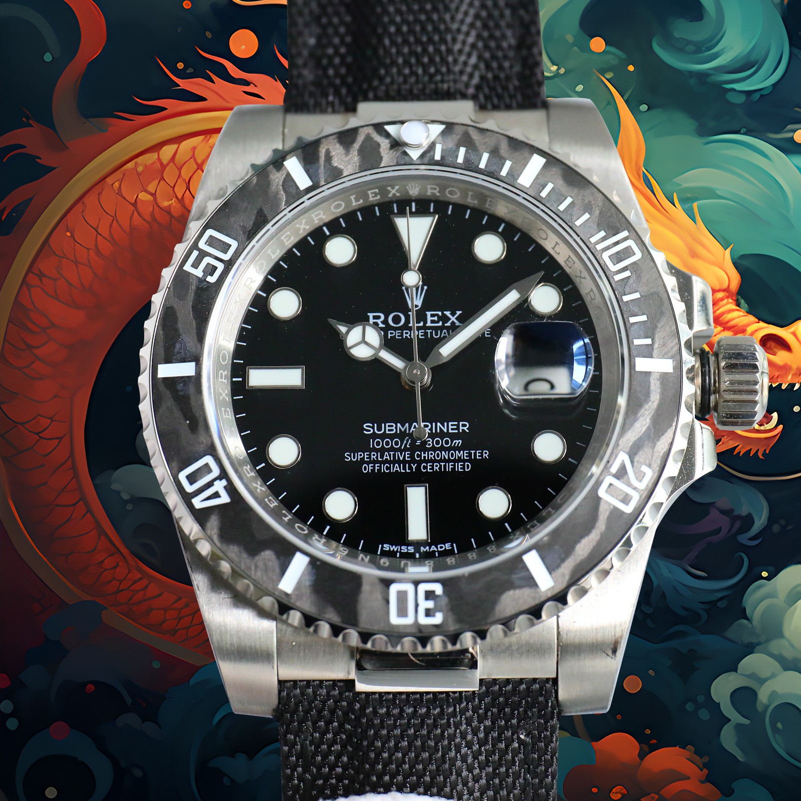 Universe-1900
?? Auspicious Year of the Dragon ?? ?? latest upgraded ROLEX ROLEX versatile
Submariner Submariner Submariner, perfectly presented!
1: Upgrade more conveniently - More versatile Velcro straps! Universal wrist size/suitable for both men and w