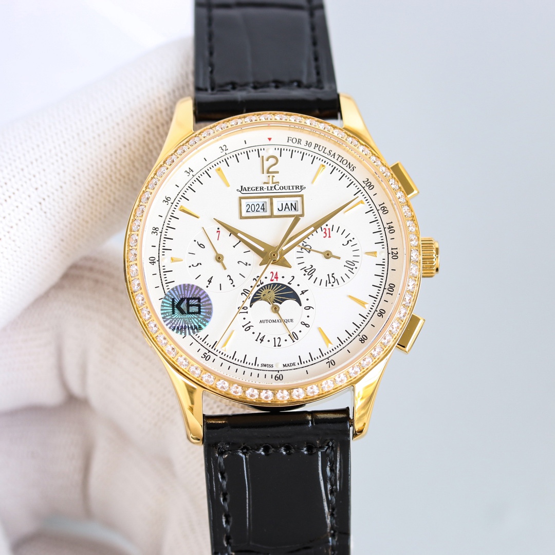 White shell 1500, gold shell 1550
[TW Factory] Heavily crafted (Jaeger-lecoultre Master Collection 4138420) watch. Carefully crafted, in terms of details:
1: The TW team spent more than two years meticulously designing, sparing no money and effort, perfec