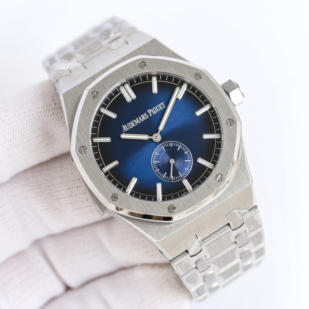 From TW White case 1500 Black case 1550
TW Factory AP Audemars Piguet Royal Oak 26591IP series ???R29 men 's two-and-a-half-hand mechanical watch
Back cover with upgraded transparent case back, with an upgraded 2953 movement
Reaching the peak of steel wat