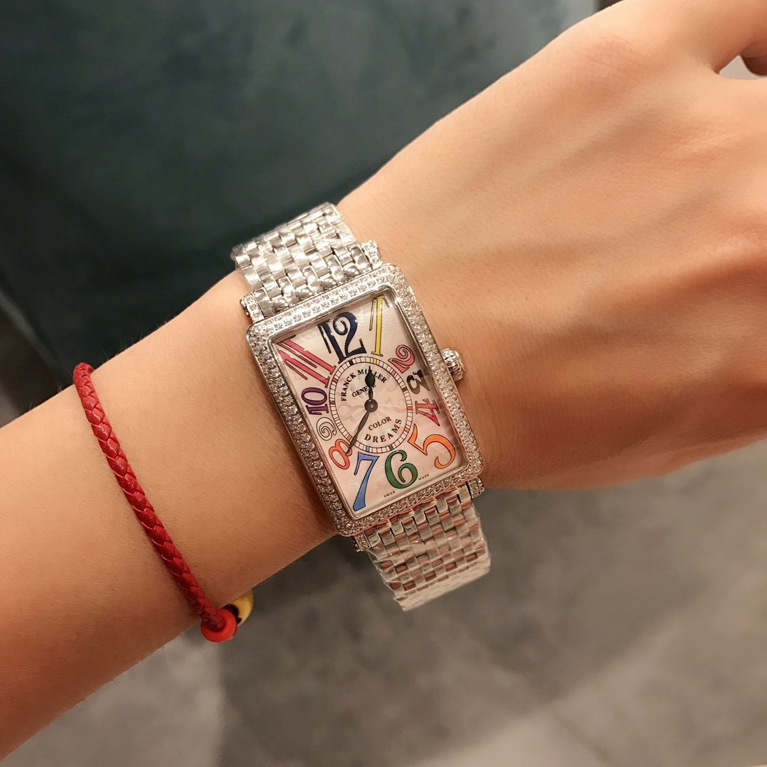 ABF Franck Muller 952QZ steel band Genuine original Swiss imported movement Sapphire glass 1:1 original interchangeable case cover Accessories Needle face screws full of details exquisite in place