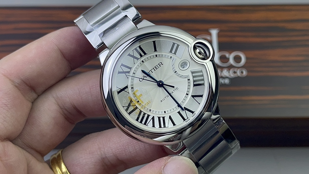 AF! Cartier Ballon Bleu collection! Paired with 2824 check movement! Hot sale