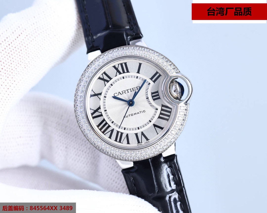 ?? Taiwan factory 33 Mechanical upgraded version, intrically-built complex structure, baked steel blue hands, crown centered. 10mm thick, dark yellow finish. Steel band oscillating rose, belt quick-release. (Check the case back number 845565xx3489), this 