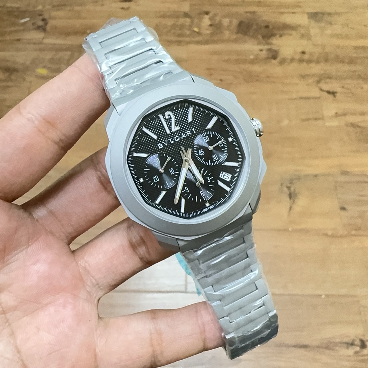 ??BVLGARI ??OCTO Roma Chronograph series ?? with Japanese imported VK chronograph seconds movement ?? combining Italian aesthetics, exquisite watchmaking skills and bold design, redefining the octagonal shape with style, giving the octagonal watch more re