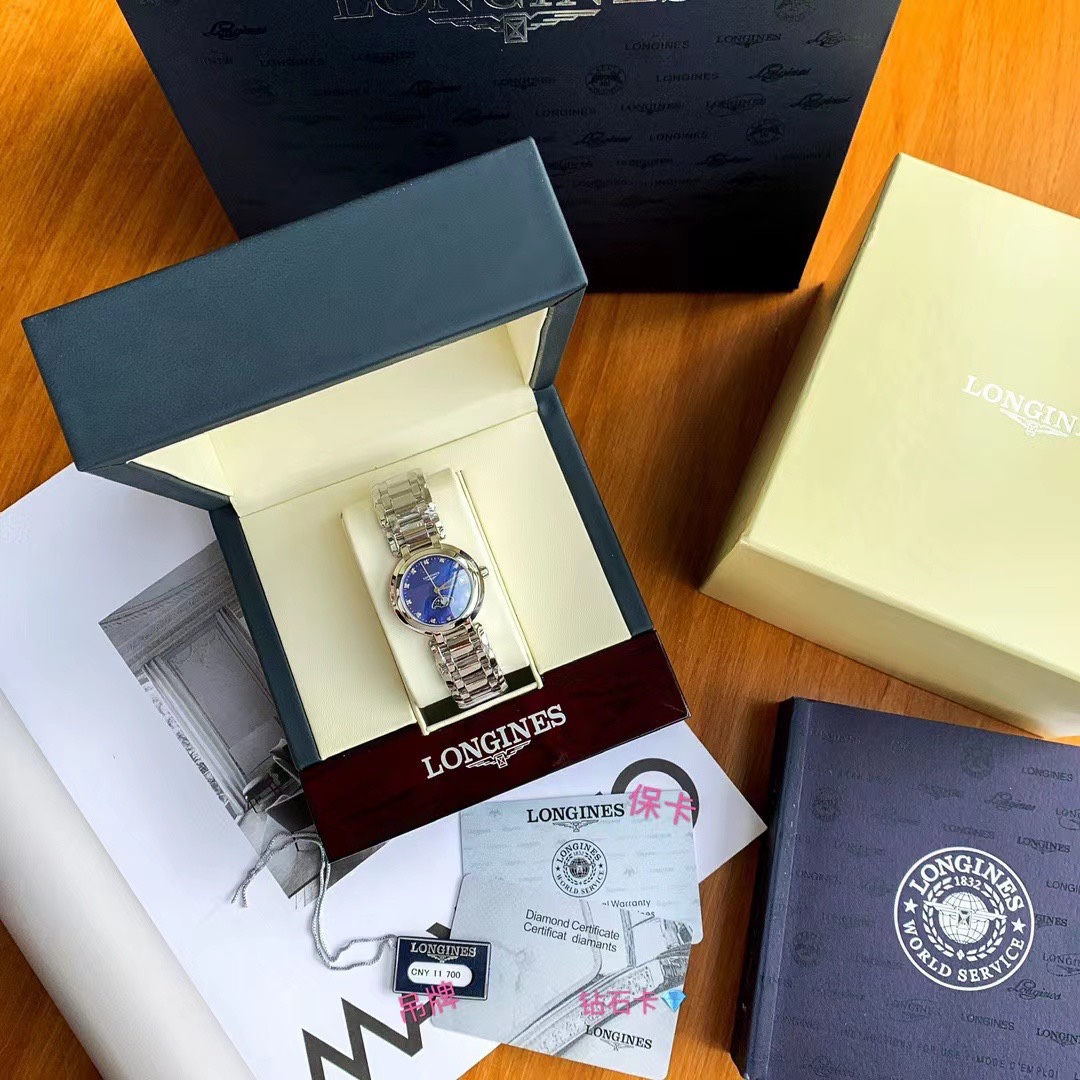 ??220 LONGINES - [LongINES] Lin Zhiling endorsing Longines Heart Moon collection original imported quartz movement size 26.5mm Accurate and durable, double sapphire crystal glass, 316L stainless steel case, top-notch craftsmanship, 1:1 reproduction of the