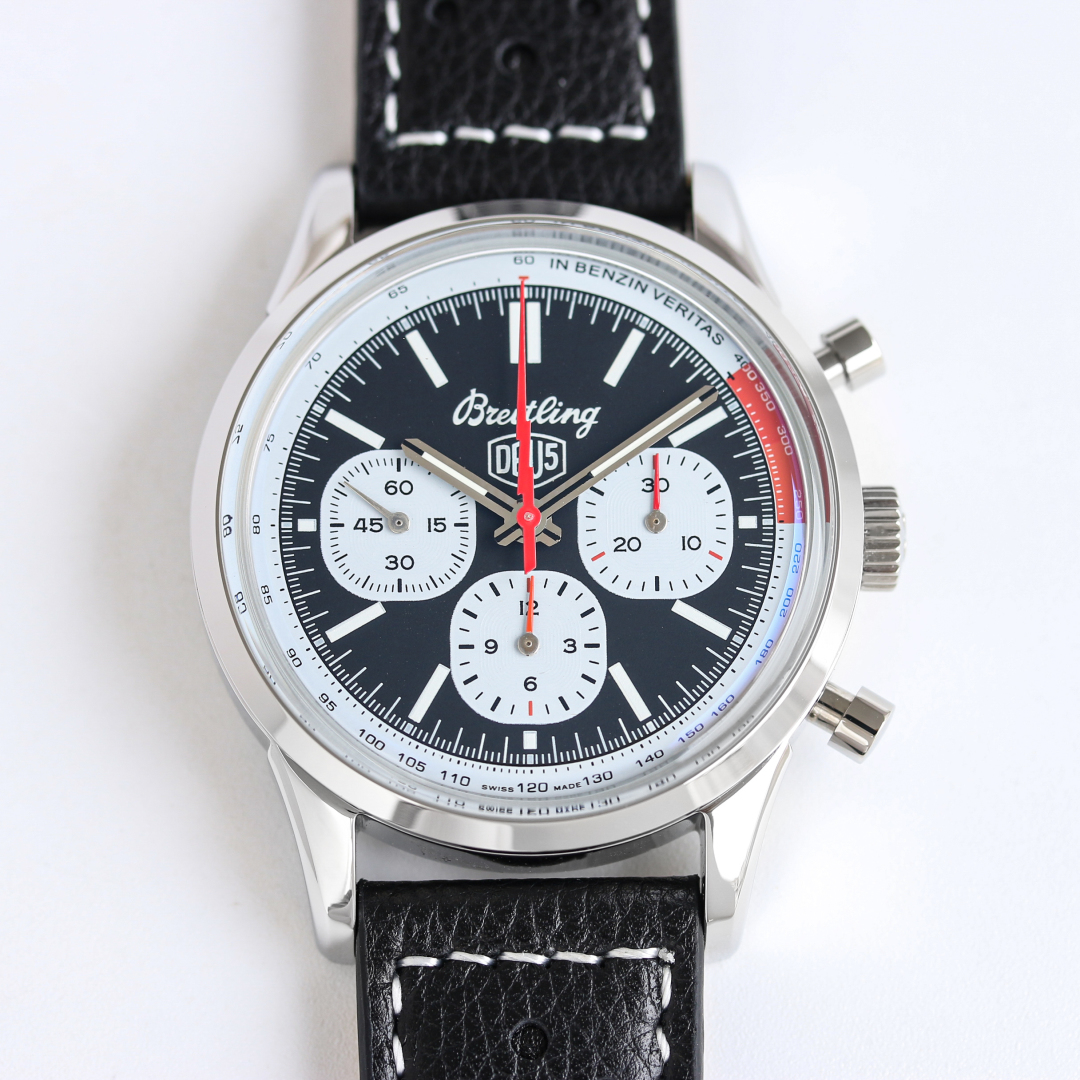 GF produced 1650
GF release: TOP Breitling New Chronograph ???BN5 (Navitimer), Breitling reinterpreting the classic with bold colors. 42mm in size, the iteration is undoubtedly the authentic unique chronograph, featuring a distinctive finish on the back c