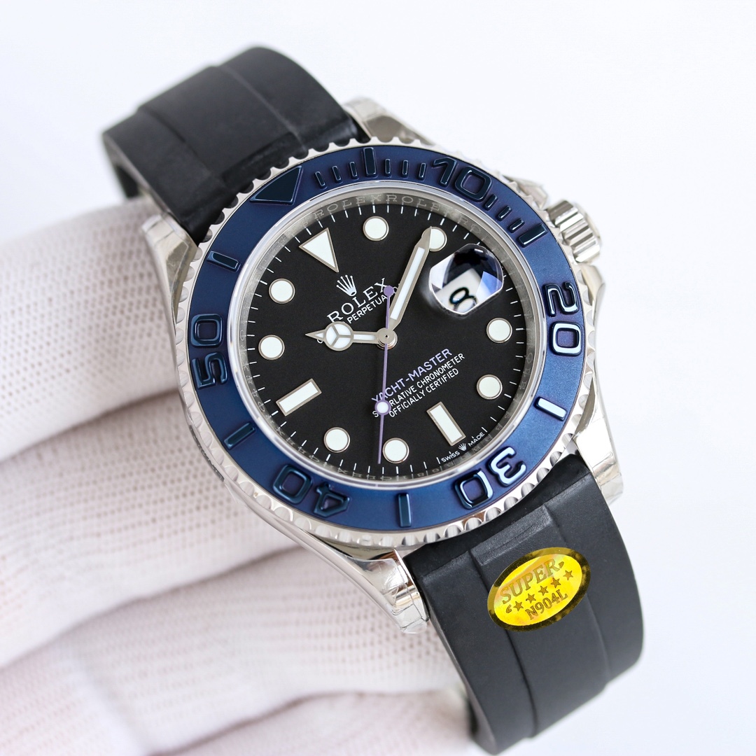 Produced by Factory 904 1300
Factory 904L ROLEX ??ROLEX ???RZ1 YACHT-MASTER 40mm "Blueberry" Exclusive first release Rolex Yacht-Master 40 series -?? Bezel/seconds/dial Yacht-Master are all blueberry; ; 904 stainless steel strap, ?? each strap fits perfec