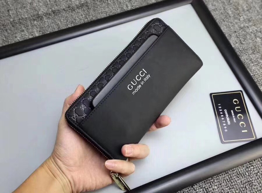 P180 [Original order] ? ??? Model ??6067 small zipper wallet ?? Size ??21-10-2.5 cm?? Color ?? BLACK PREMIUM quality ?? Material ?? (with gift box) Counter purchase NEW style ? ? Original imported top-grain cowhide ? ? Genuine imported YKK mark hardware a