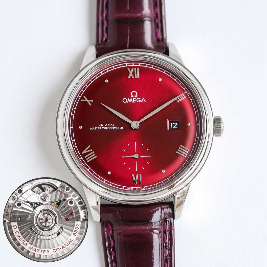 SJ production 1400
The third generation Butterfly Fly ELEGANCE MAKES a grand debut ??
1? TW The latest OMEGA De Ville series ??MO1 Elegance Small seconds model has been upgraded with a new 41 diameter
Inside the Omega 8802 Master Chronometer movement, thr