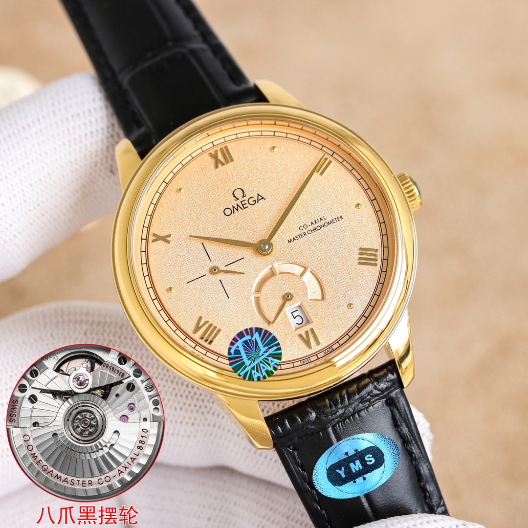 Uniform 1400
YMS FROM: The third generation Butterfly Fly Elegance Five Code ONE (83676580) MAKES a big debut ??
1? New Omega De Ville collection de Ville 6 o 'clock position True power, 9 o 'clock position small seconds automatic mechanical men's steel s