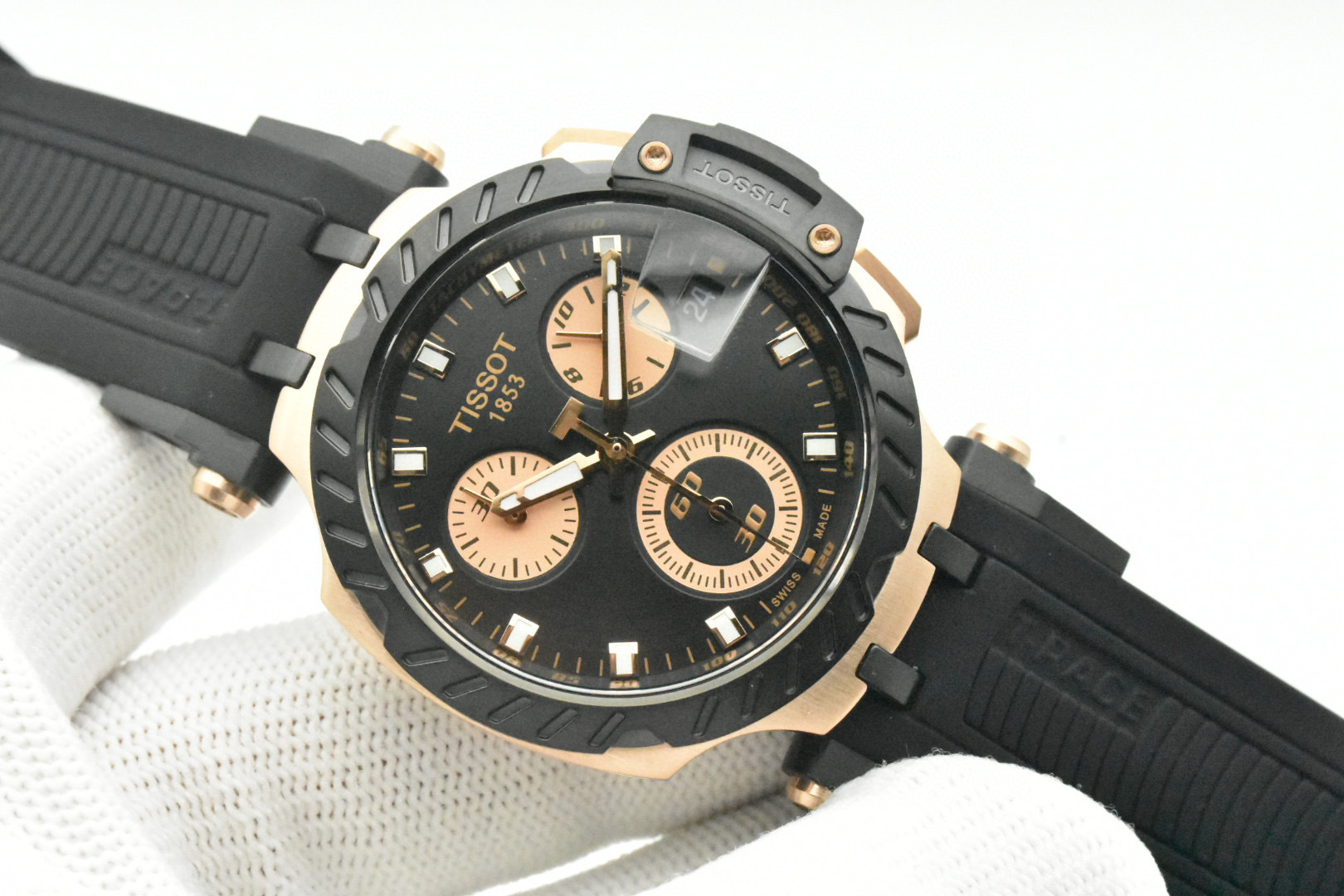 SJ produces white case 650 gold case 670
Original single quality TISSOT ?? MotoGP(Original single quality)
TISSOT Speedsport T048.417.27.057.00 with 316 stainless steel Xin case + sapphire glass + imported silicone strap with original pin buckle ?? with i