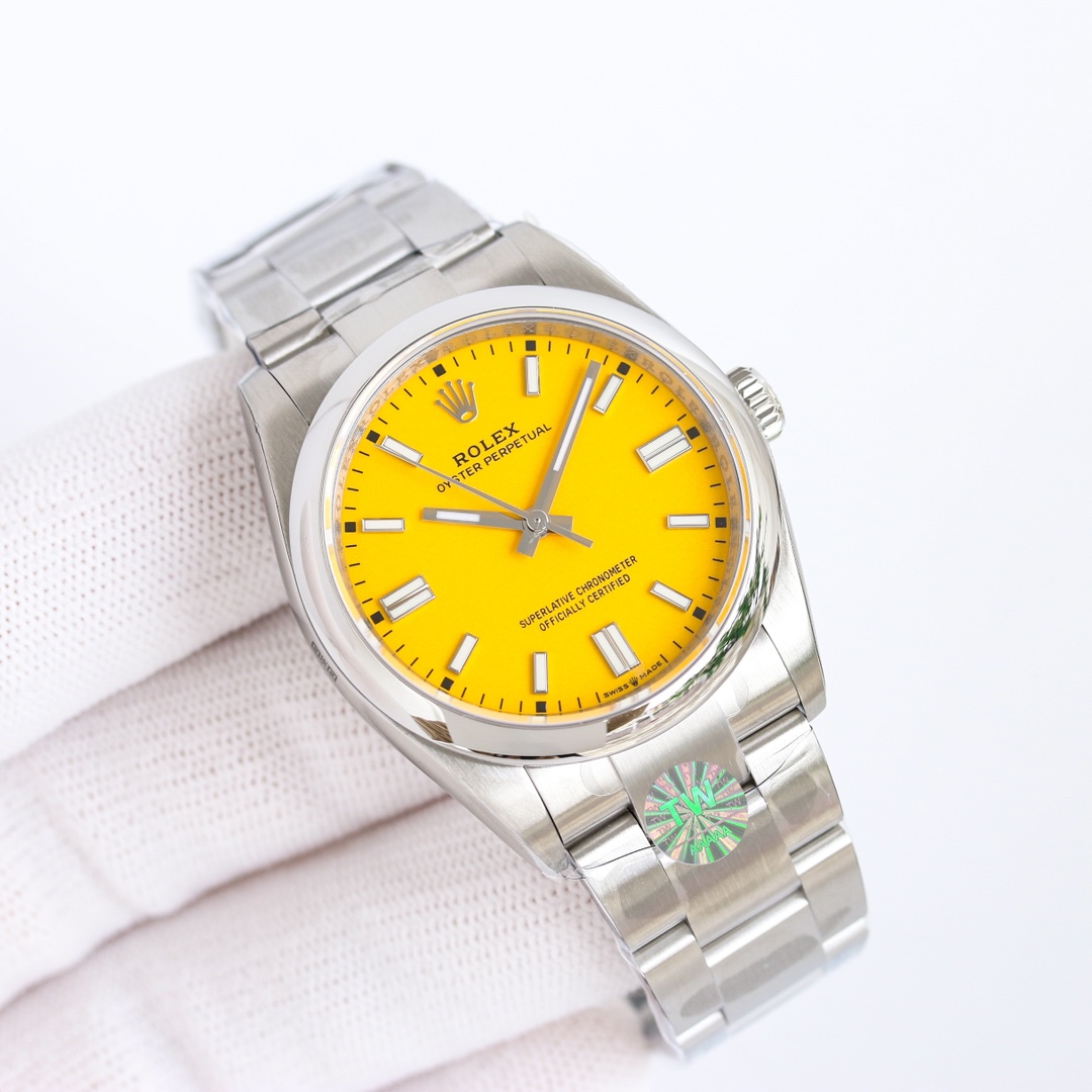TW ROLEX BV1 color Oyster Perpetual Series 41MM Super A quality, super high cost performance! The 2824 movement is used for stable timekeeping, the dial color is no color difference from the original, the nails are finely polished, the Swiss imported raw 