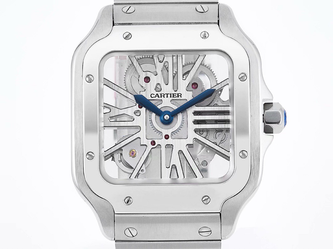 ??TW First to create the strongest 1:1 top replica ?? Cartier Santos skeleton collection
The parameters are in sync with the original
Diameter: 39.8mm Movement: Swiss Ronda 4S20 modified mechanical movement
Case thickness: 9.08 mm
Dial color: Skeletonized