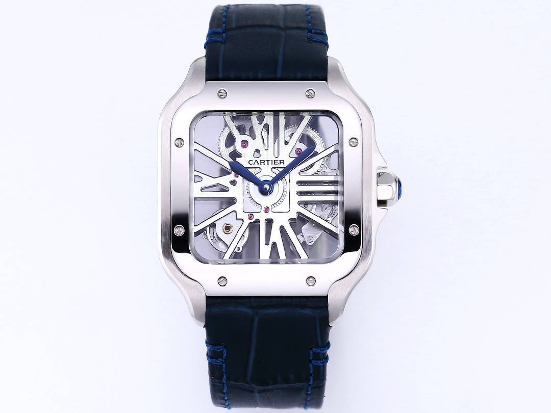 ??TW First to create the strongest 1:1 top replica ?? Cartier Santos skeleton collection
The parameters are in sync with the original
Diameter: 39.8mm Movement: Swiss Ronda 4S20 modified mechanical movement
Case thickness: 9.08 mm
Dial color: Skeletonized