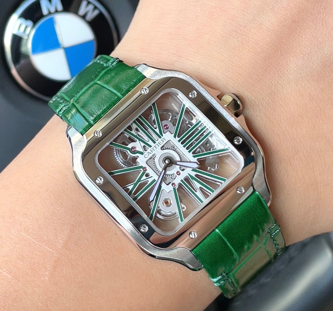 ??TW First to create the strongest 1:1 top replica ?? Cartier Santos skeleton collection
The parameters are in sync with the original
Diameter: 39.8mm Movement: Swiss Ronda 4S20 modified mechanical movement
Case thickness: 9.08 mm
Dial color: Skeletonized