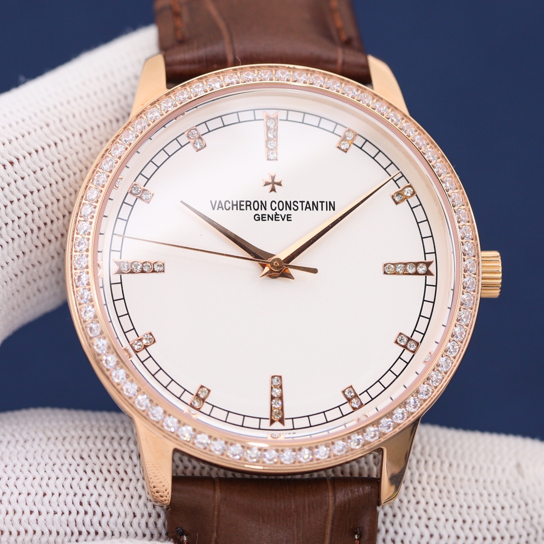 Tw New: 2022 Vacheron Constantin Heritage Collection! ???? took up to 18 months! The best choice of ultra-thin men 's automatic mechanical wristwatch on the market, with imported 9015 movement, maximum thickness restored to the original, frequency 28,800 