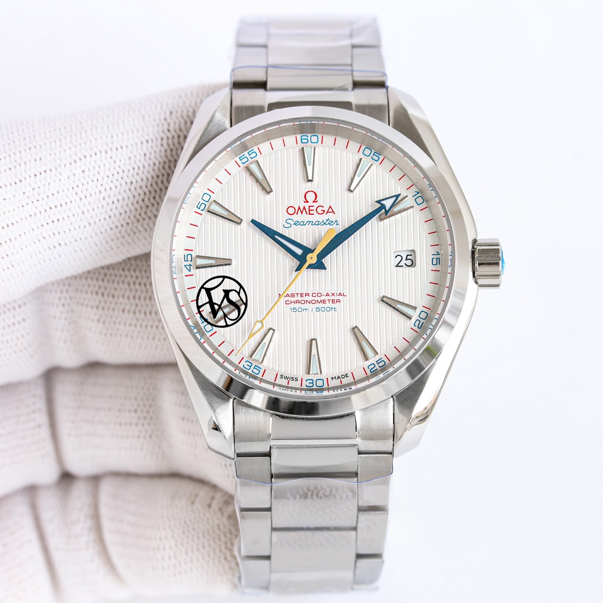 VS produced steel 1200 leather 1150
VS Standard new: The best choice for Japanese pairing Seahorse 1500m Aqua Terra TERRA 41mm ???PQ1

1: Screw-down embossing technology crown new "conical" design for easier adjustment.
2: The side is finely brushed and p