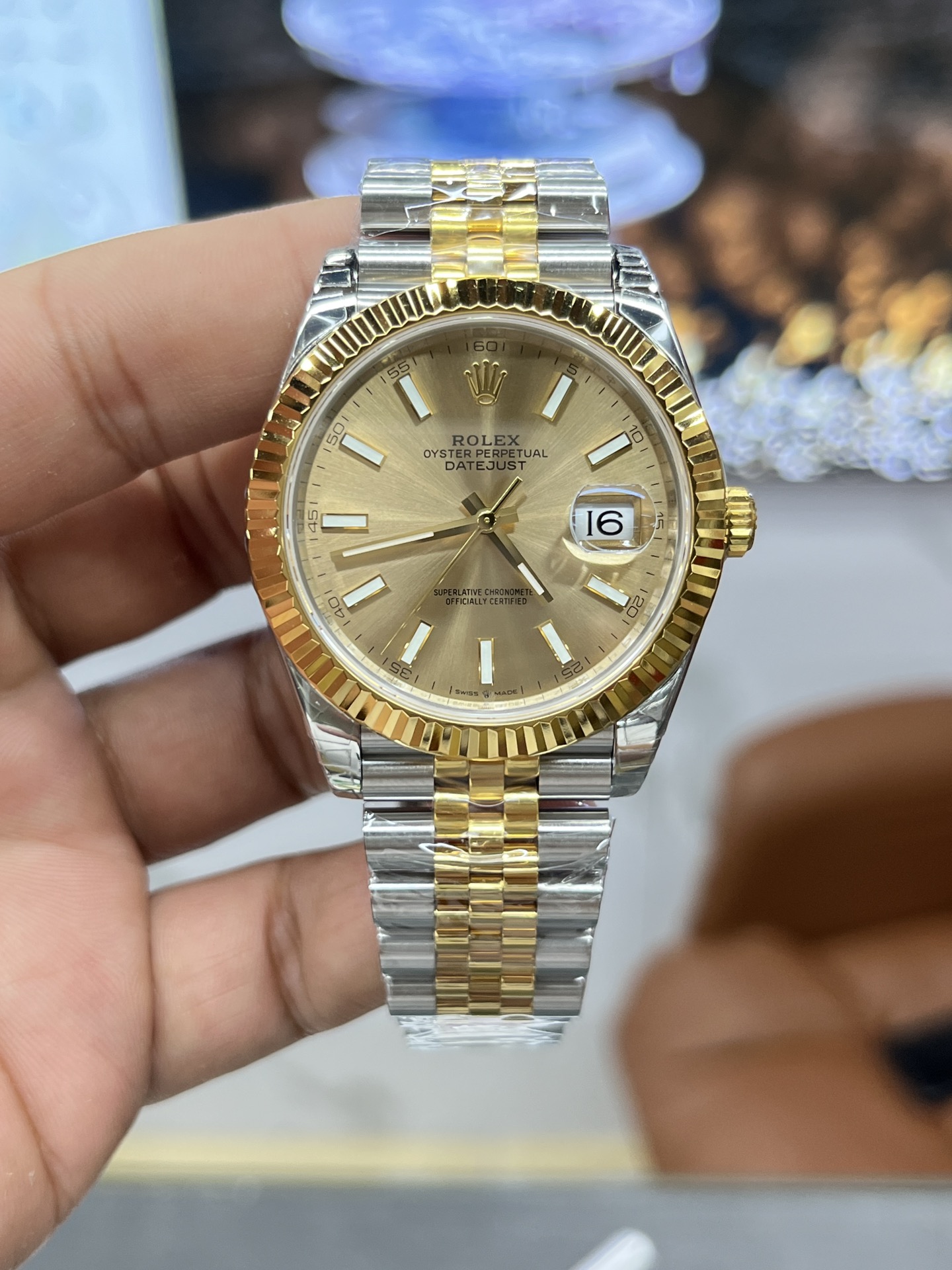 vs41 Gold Datejust 3235
