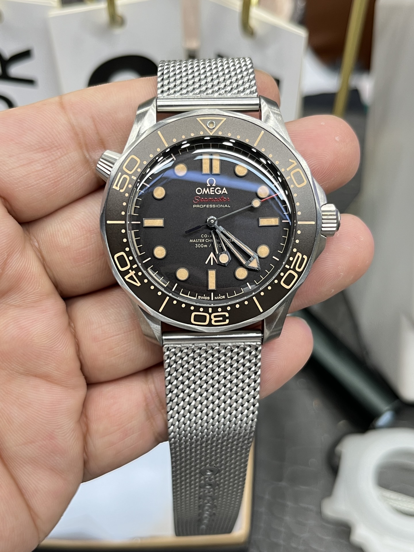 VS Omega Bond 007- No Time to Die /42mm titanium alloy strap/Exclusive custom 8806 coaxial automatic mechanism