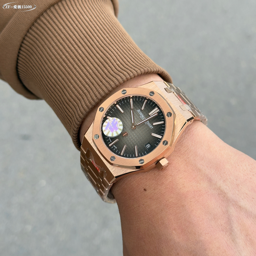 ?? Audemars Piguet -15500 upgraded V2 version Equipped with a stable 9015 integrated movement, Cal.4302 movement, super sapphire glass more durable and scratch-resistant, super luminous display, each dial pin is imported and processed separately in Japan,