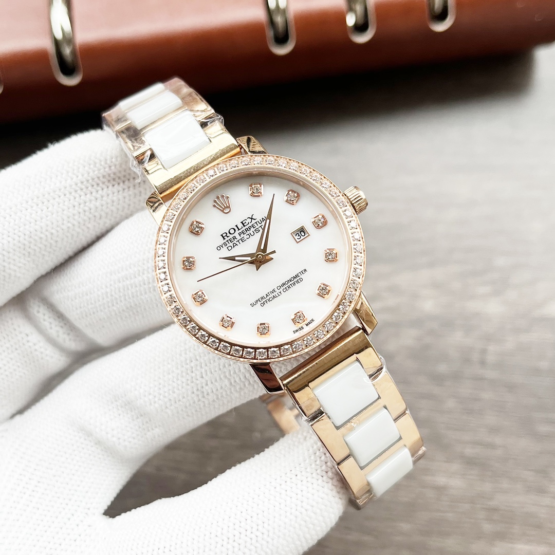 ?? White 220- gold 240 steel strap +20 ceramic +40.
Rolex - Fine ladies' watch ?????? come together, simple and exquisite, exquisite quality, selling well all over the city. With imported quartz movement, top-grade 316 stainless steel case, imported calfs