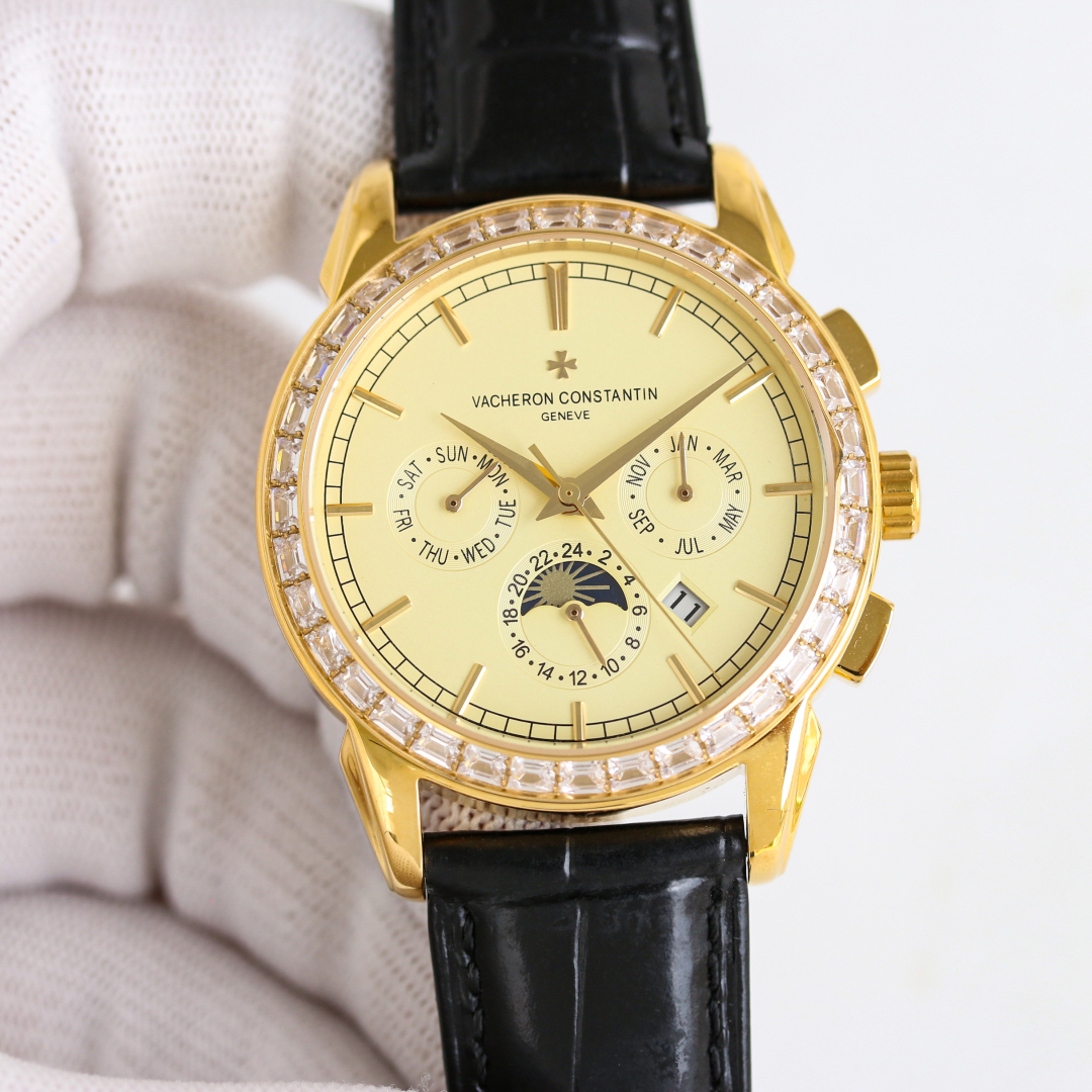 TW produced white case 1450 Gold case 1500 diamonds ?50
TW Factory new release, Vacheron Constantin VC ???RP6 Heritage upgraded collection hits the market! High-end couple watches with multiple functions! A hit on Xiaohongshu
1 ? Mechanical watch with ori