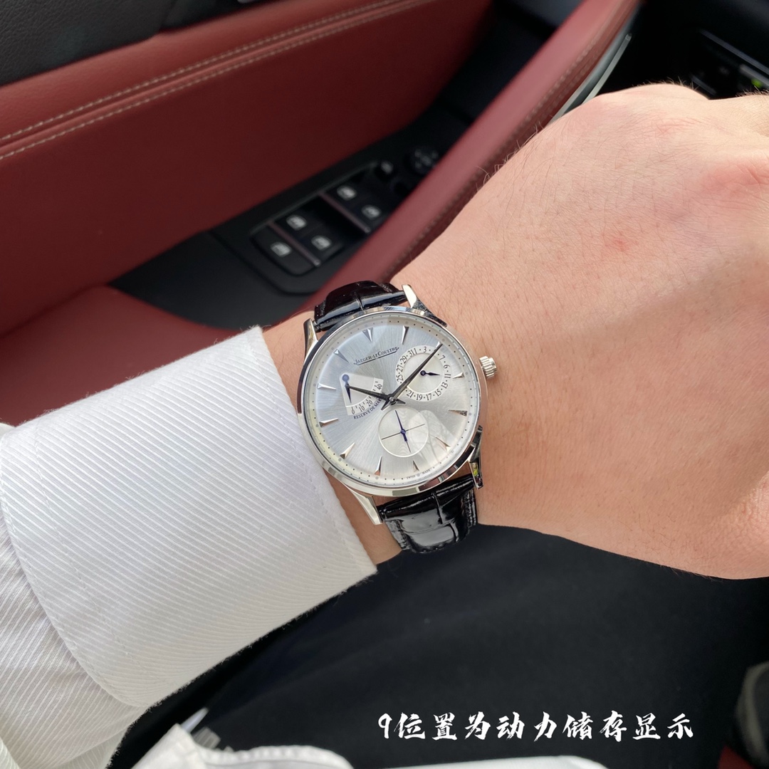 White 480- Gold 500, Jaeger-lecoultre - Master Collection 1378420 ? ? Jaeger-lecoultre Clown automatic mechanical movement 316 stainless steel case mineral super glass mirror imported calfskin strap/original folding clbuckle 43mm diameter. The Q1378420 ca