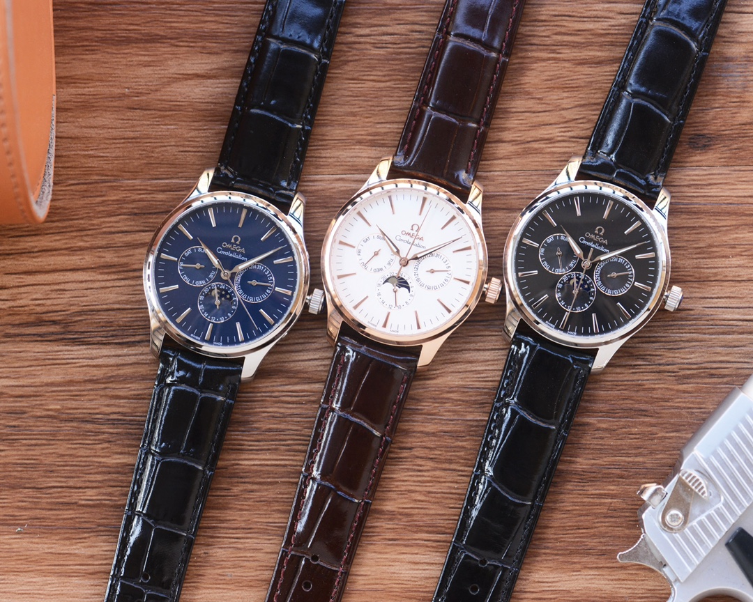 White 520, Rose 540, steel band ?20
Men love six-hand watches ??
[Latest] : Omega ?? Best designs ?? Exclusive release ??
?? Type ?? : Fine men 's watch
[Strap] : Genuine cowhide /316 stainless steel strap
?? Movement ?? : Automatic mechanical movement
[M
